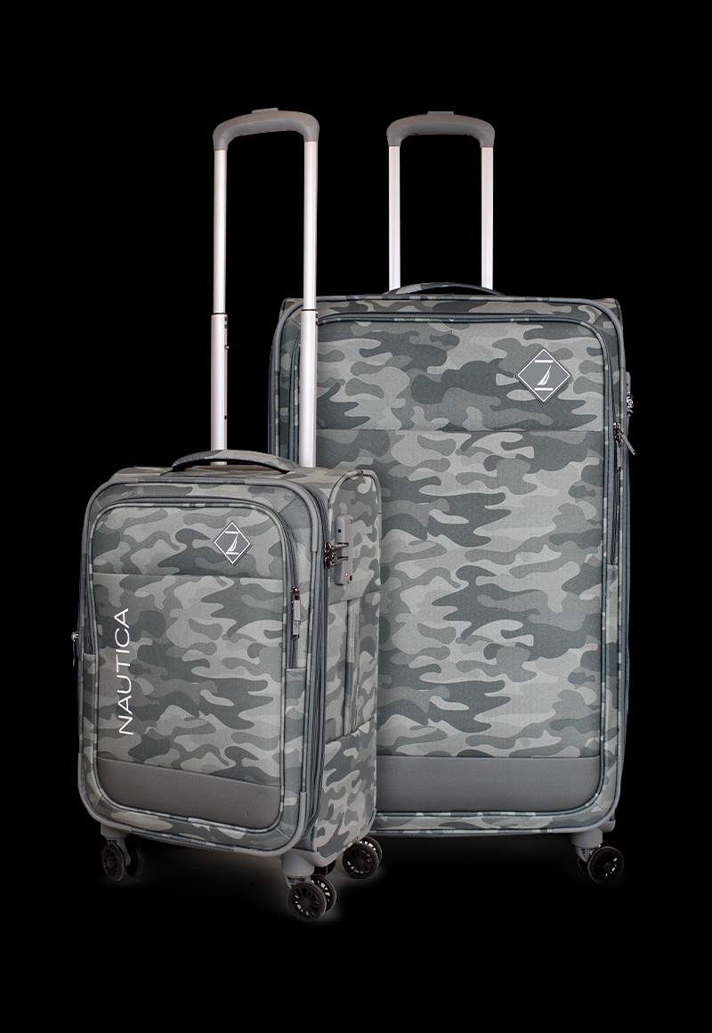 PACK 2 MALETAS BLANDA DE TELA S+L BARHAM GRIS NAUTICA