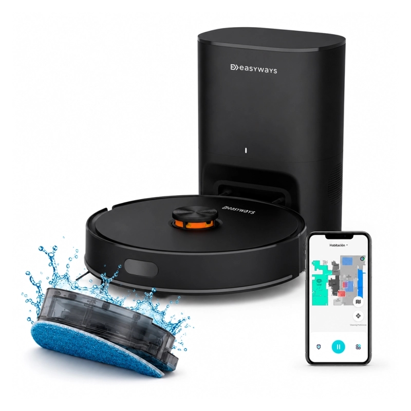 ASPIRADORA ROBOT SMARTCLEAN 360 PRIME CON ESTACION DE AUTOVACIADO