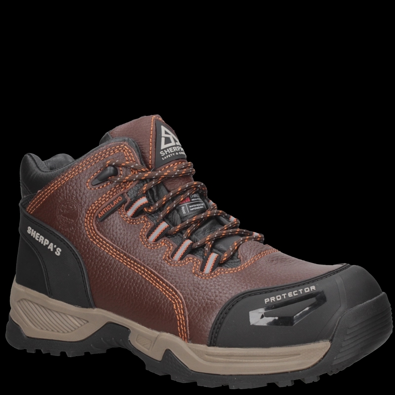 ZAPATO DE SEGURIDAD HOMBRE SHERPA'S - A916 | MARRON