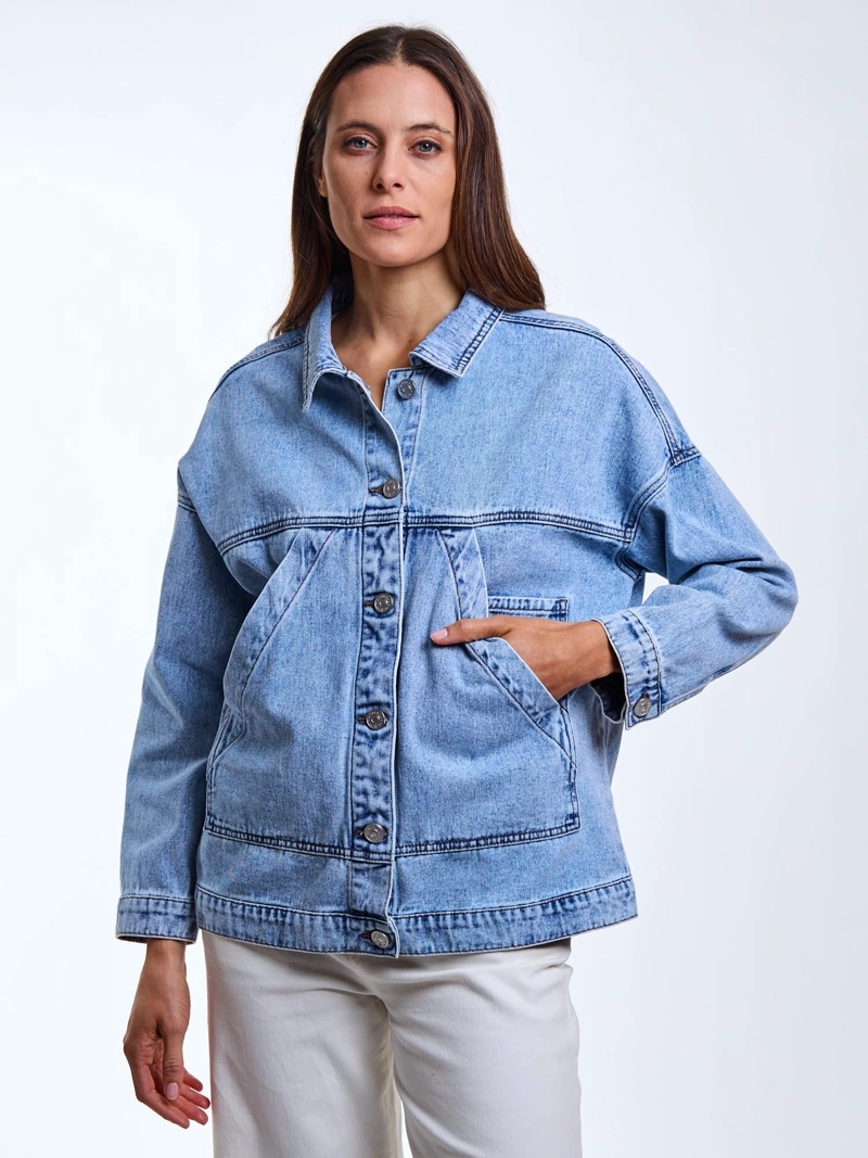 JACKET ALOHA CELESTE MUJER MAUI AND SONS