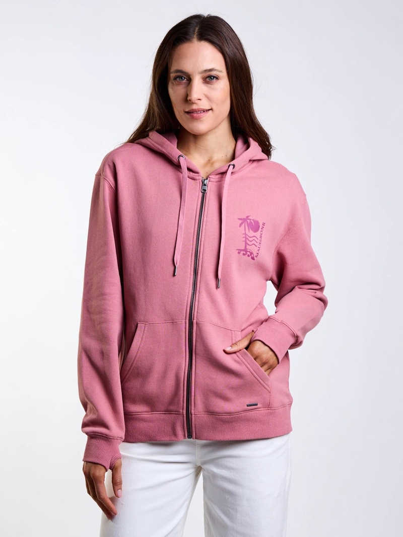 POLERON FZ ROSA ROSADO MUJER MAUI AND SONS