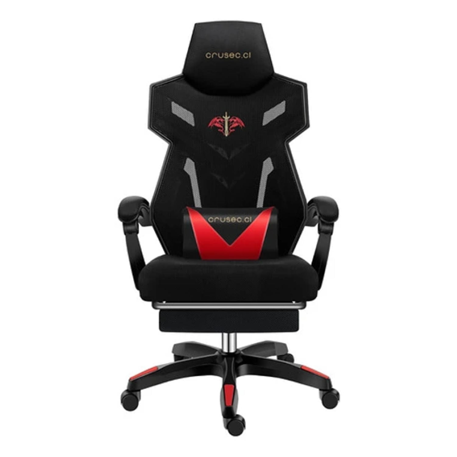SILLA GAMER RECLINABLE CON REPOSAPIÉS MODERNA ERGONÓMICA
