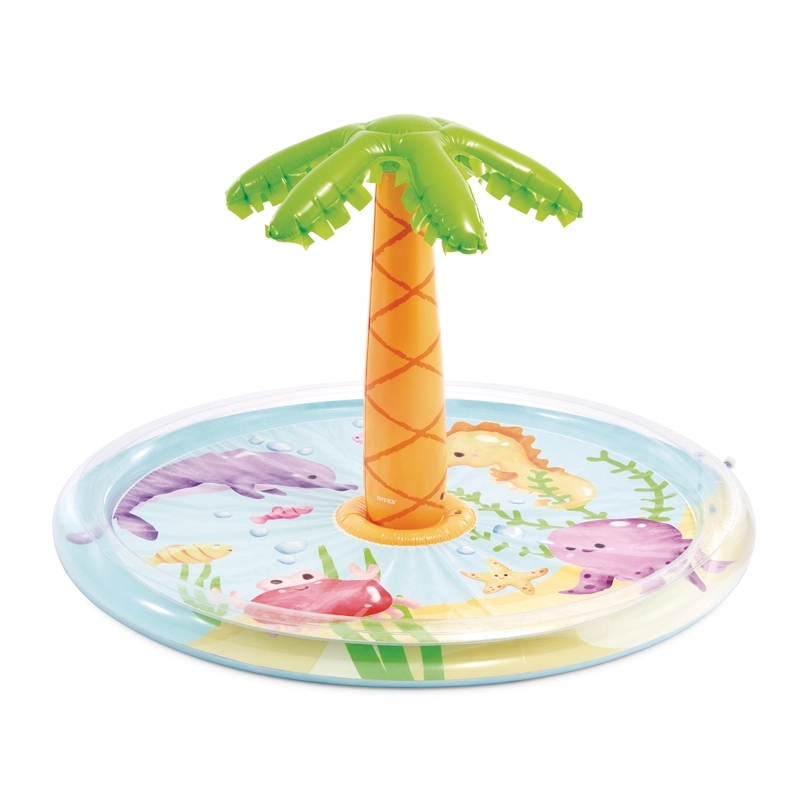 PISCINA INFLABLE PALMERA CON ROCIADOR DE AGUA INTEX - FF