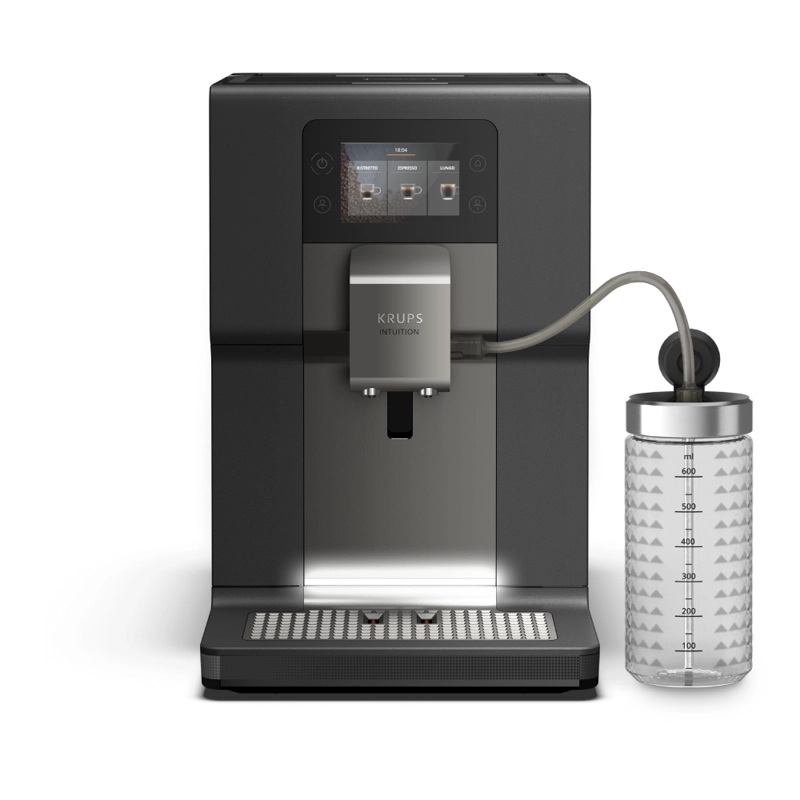 CAFETERA KRUPS SUPER AUTOMÁTICA ESPRESSO INTUITION PREFERENCE TOUCH + LECHERO