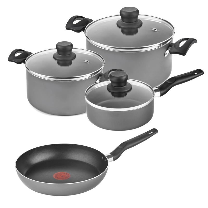 BATERIA DE COCINA ANTIADHERENTE TALENT 7 PIEZAS TEFAL