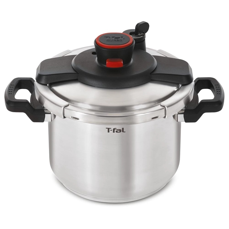 OLLA A PRESION CLIPSO ACERO INOXIDABLE 7,6 LTS. TEFAL
