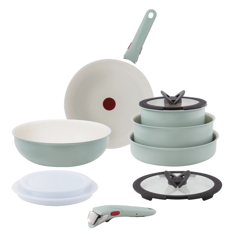 BATERIA DE COCINA INGENIO SERENITY 11 PIEZAS TEFAL