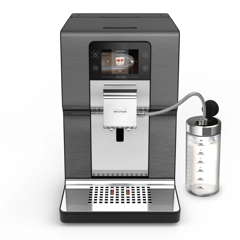 CAFETERA ESPRESSO INTUITION HOT & COLD TITANIUM TOUCH KRUPS