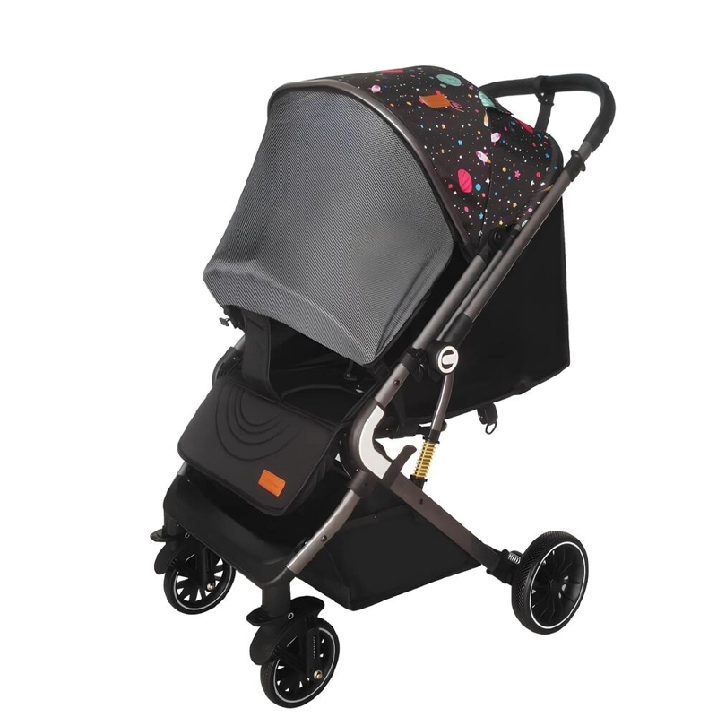 COCHE PASEO LUBABYCAS REVERSIBLE MULTIPOSICIONES UNIVERSO AZUL