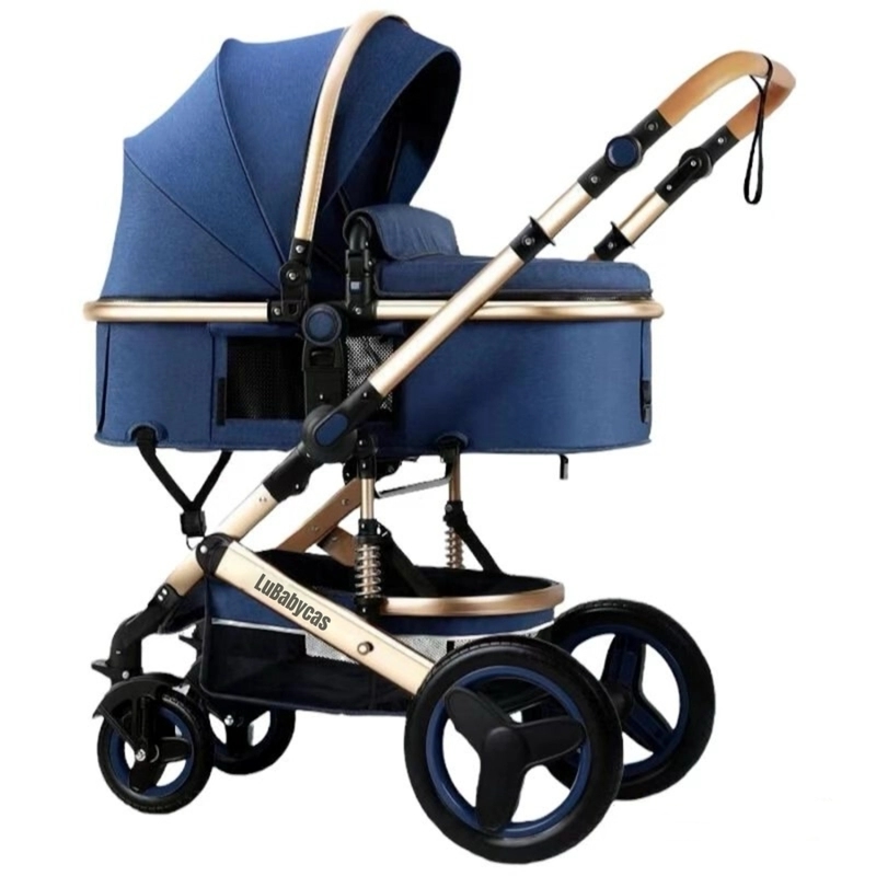 COCHE CUNA MOISE S CON ACCESORIOS LUBABYCAS AZUL