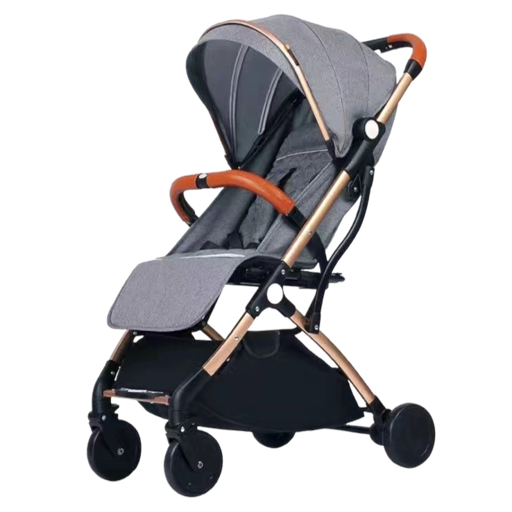 COCHE PASEO LUBABYCAS ÚLTRA COMPACTO CON ACCESORIOS GRIS