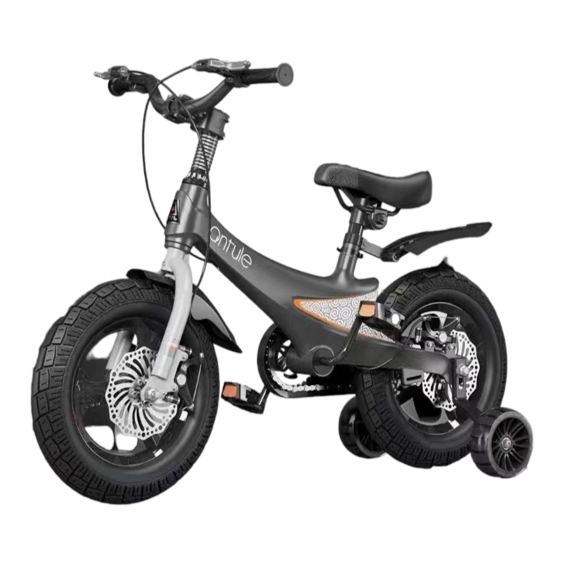 BICICLETA LUBABYCAS ARO 16 INFANTIL 5-8 AÑOS NIÑO GRIS