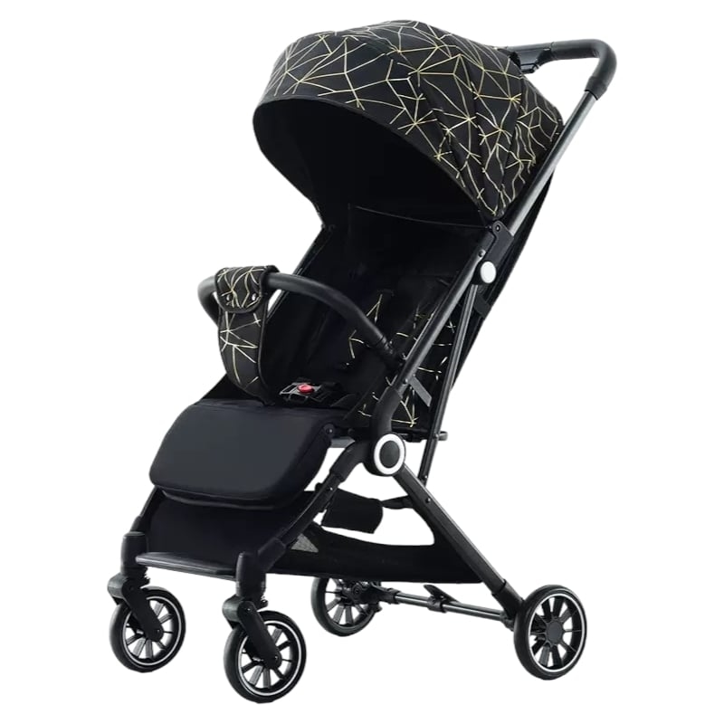 COCHE PASEO LUBABYCAS ÚLTRA COMPACTO NEGRO