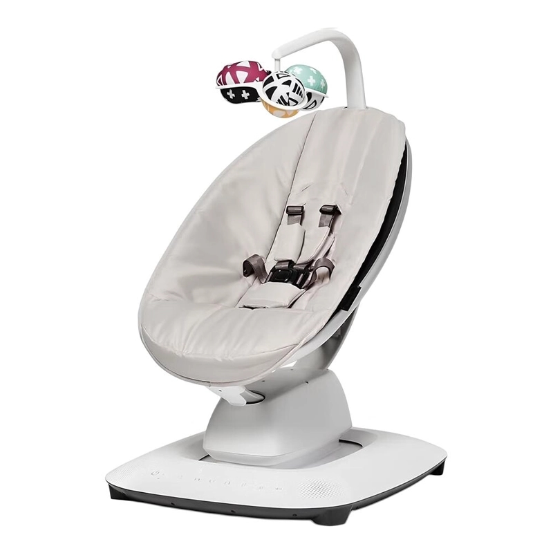 MECEDORA LUBABYCAS ELÉCTRICA CON MELODÍAS BLUETOOTH 4 MOMS GRIS