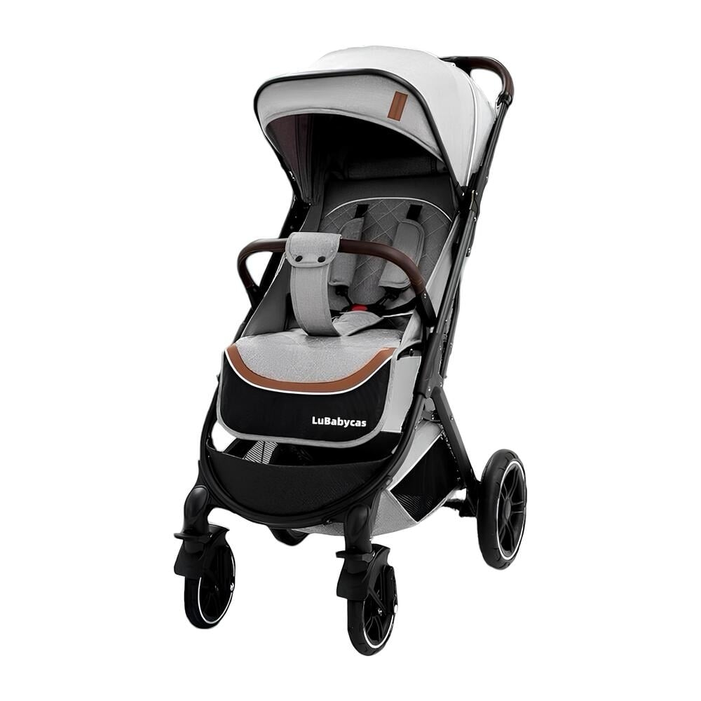 COCHE DE PASEO CON CUBRE PIES LUBABYCAS GRIS