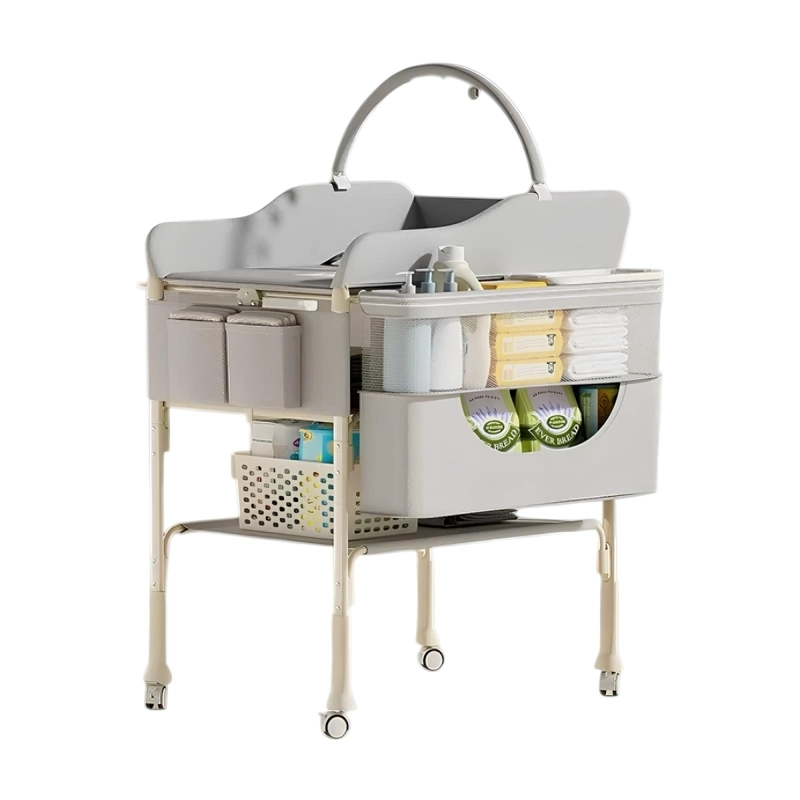 MUDADOR DE PAÑALES LUBABYCAS PLEGABLE REGULABLE VERSA GRIS