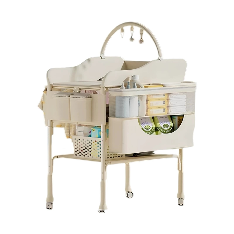 MUDADOR DE PAÑALES LUBABYCAS PLEGABLE REGULABLE VERSA CREMA