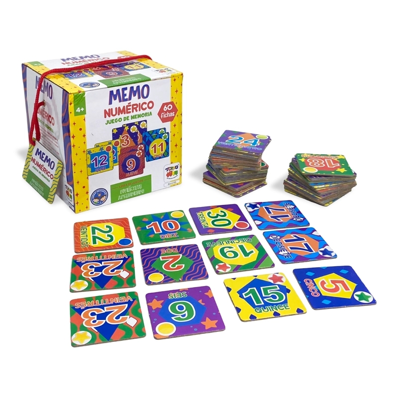 JUEGO EDUCATIVO MEMORICE NUMEROS - TOYNG