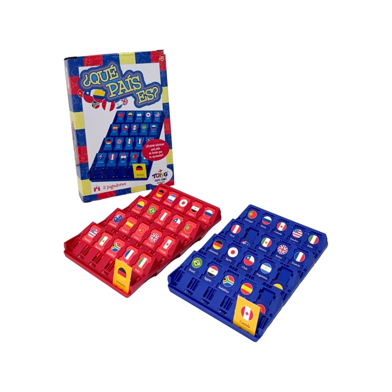 JUEGO DE MESA TRAVEL GAME ¿QUE  PAIS ES? – TOYNG