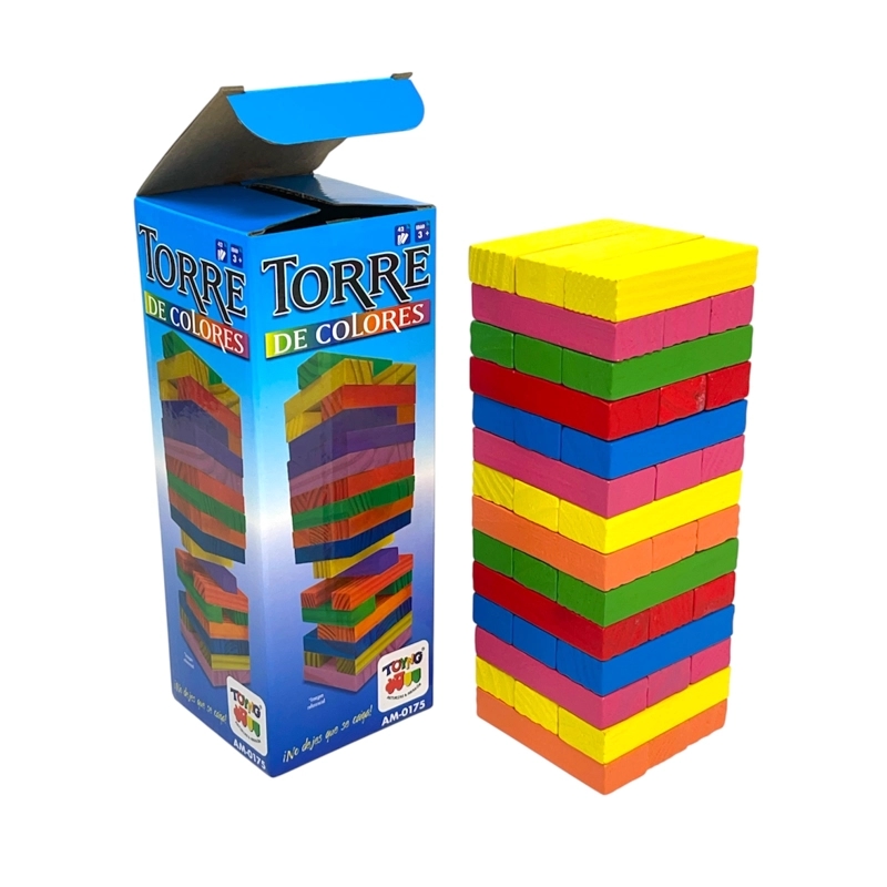 JUEGO DE MESA TORRE COLOR CHICA - TOYNG