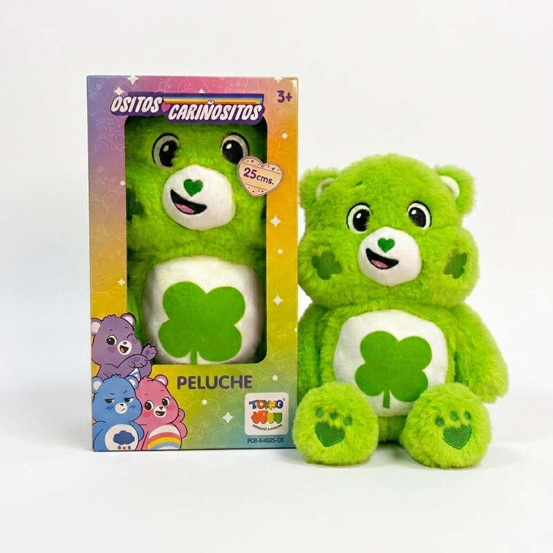 PELUCHE REVOLTOSITO VERDE 25 CM EN CAJA - OSITOS CARIÑOSITOS
