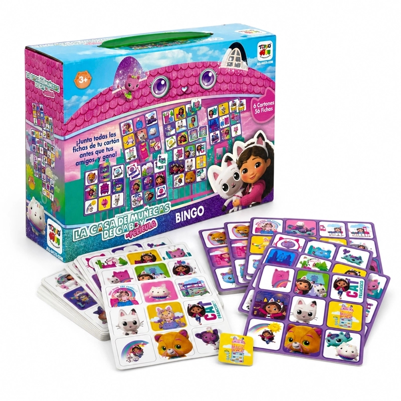JUEGO DE MESA BINGO - GABBY’S DOLL HOUSE