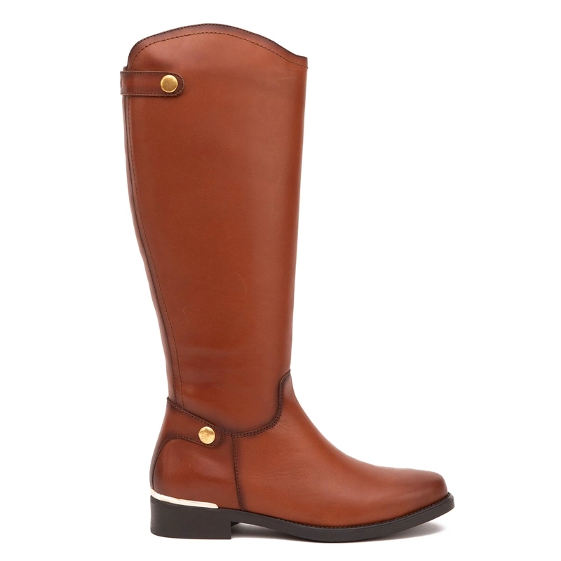 BOTA DE CUERO MUJER GACEL TOSTADO HORTENCIA 0660823