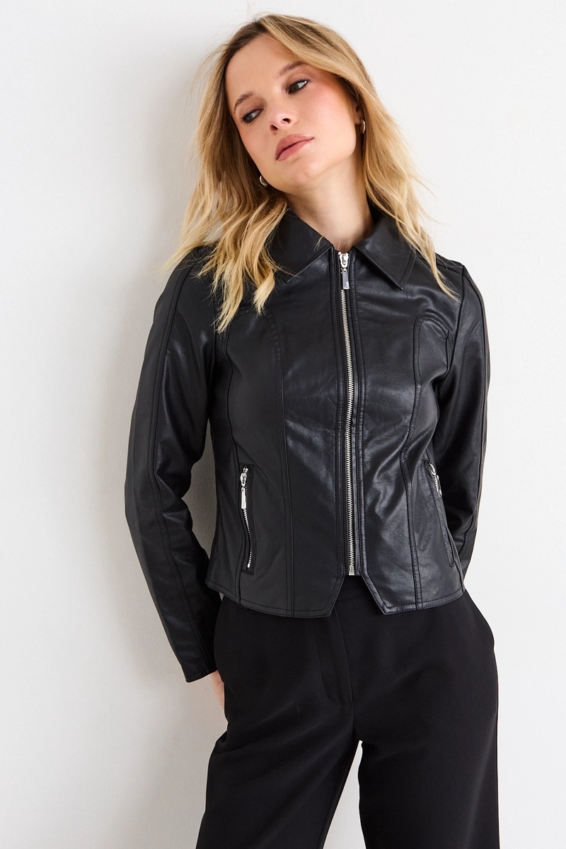 CHAQUETA NEGRO MUJER ASH
