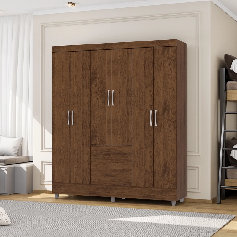 CLOSET 6 PUERTAS 2 CAJONES VEKKA HOME IDEAL CAFÉ