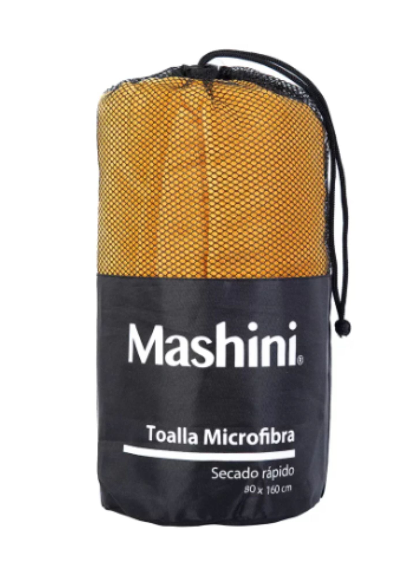 TOALLA DEPORTIVA FLUOR 80X160 MASHINI SECADO RAPIDO NARANJO