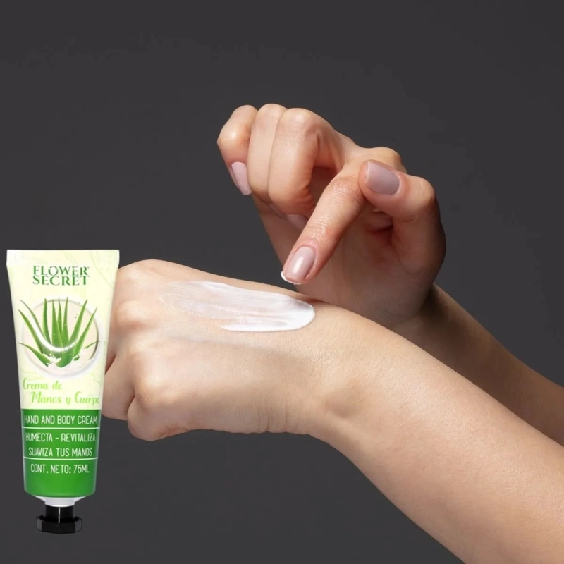 SET 6 CREMAS DE MANOS CORPORAL ALOE VERA HIDRATANTE LAU
