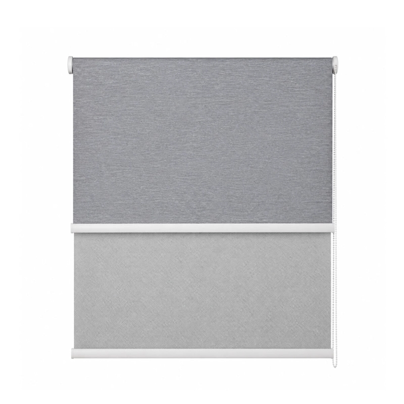 CORTINA ROLLER BLACKOUT 2 PAÑO 100X240 DOBLE CON VISILLO SIN CENEFA GUIZA