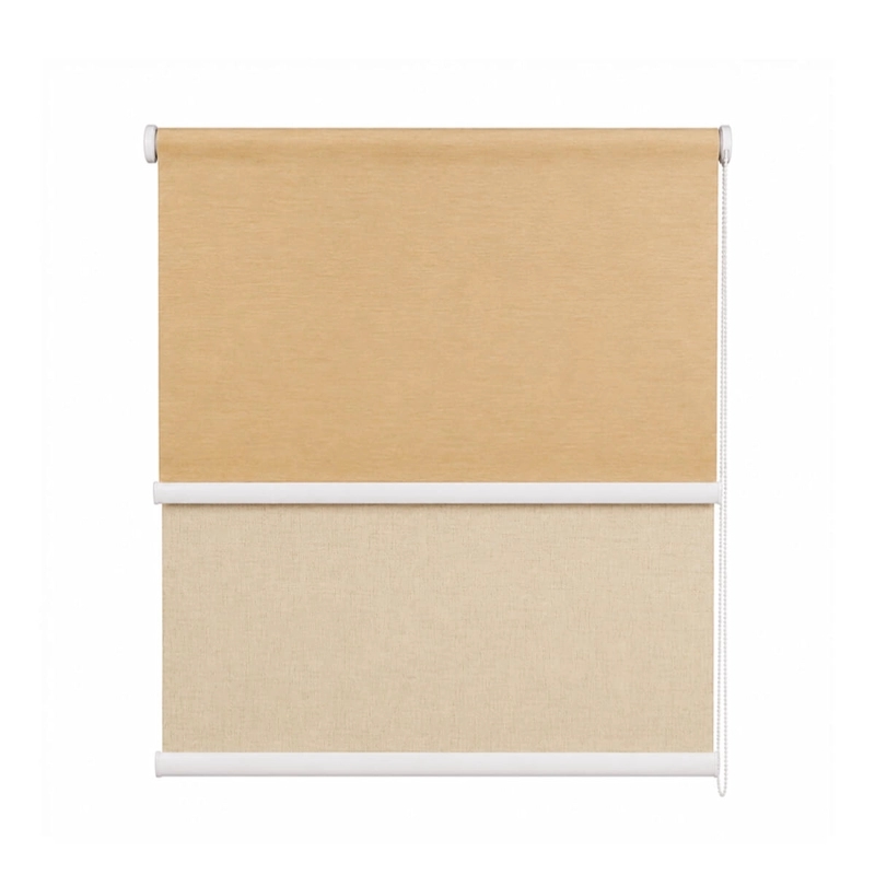 CORTINA ROLLER BLACKOUT 2 PAÑO 120X240 DOBLE CON VISILLO SIN CENEFA GUIZA