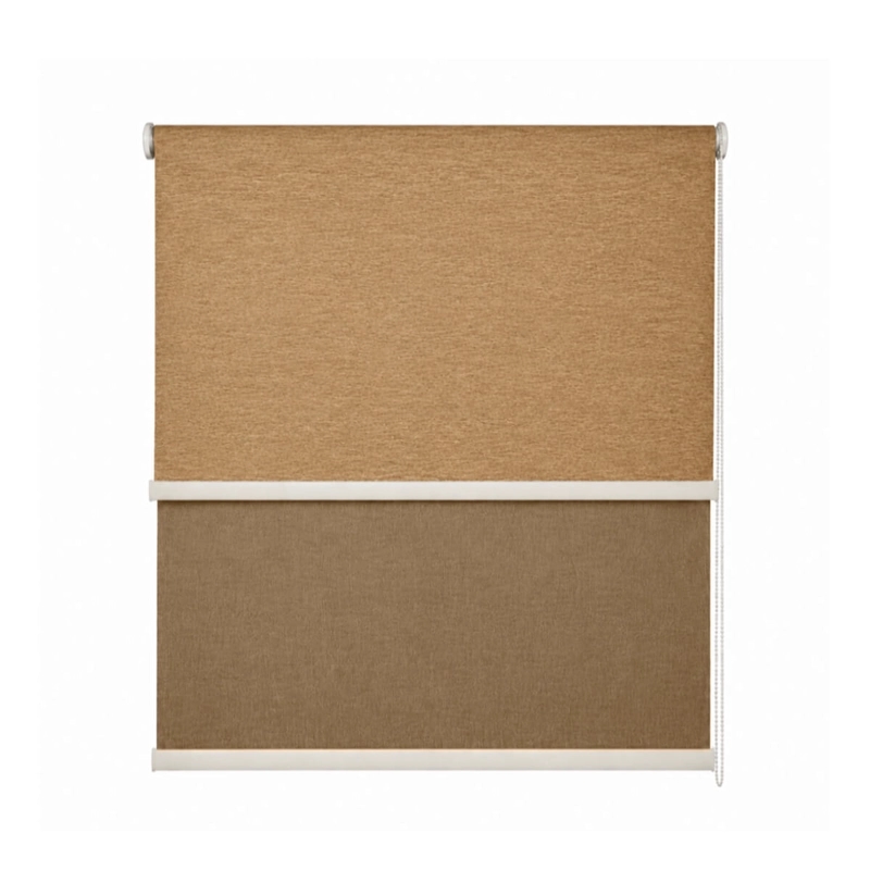 CORTINA ROLLER BLACKOUT 2 PAÑO 150X240 DOBLE CON VISILLO SIN CENEFA GUIZA