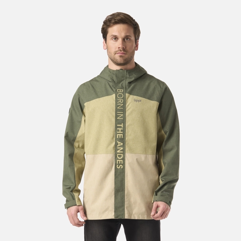 CHAQUETA HOMBRE FIREPLACE B-DRY JACKET VERDE OLIVA LIPPI V26