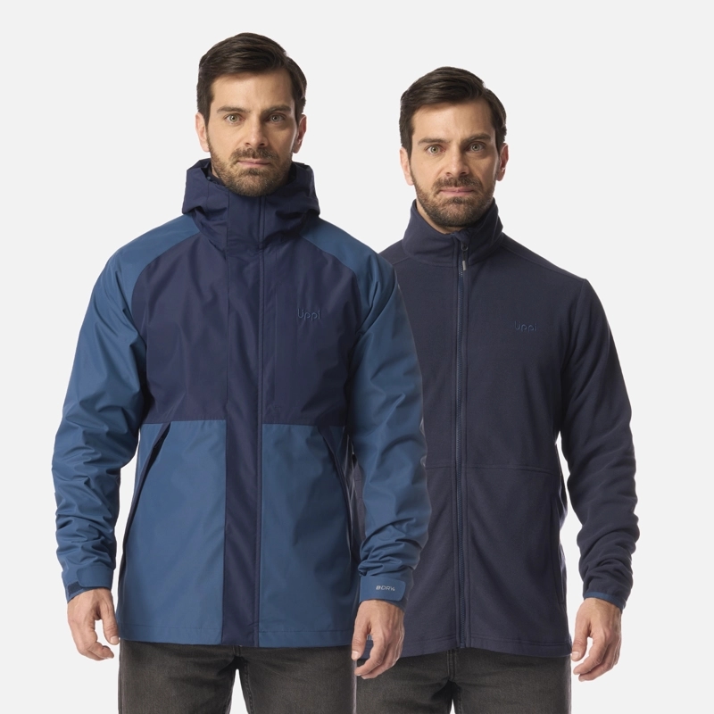 CHAQUETA HOMBRE LAKE FUSION 3 B-DRY JACKET AZUL OSCURO LIPPI