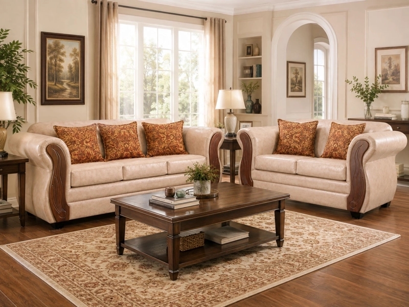 JUEGO DE LIVING 3 2 TOSCANA BEIGE