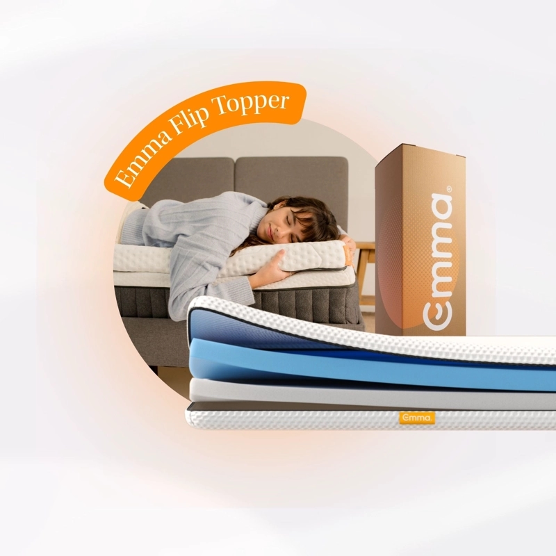 Topper Cubre Colchón Emma Flip 2 Plazas Plus