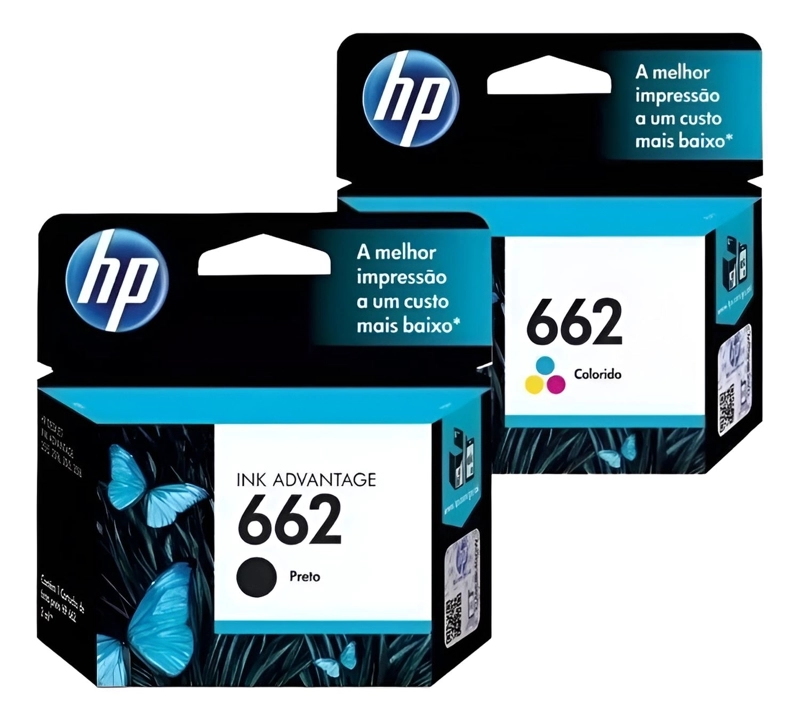 PACK HP NEGRO CARTUCHOS 662 ORIGINAL / TRICOLOR
