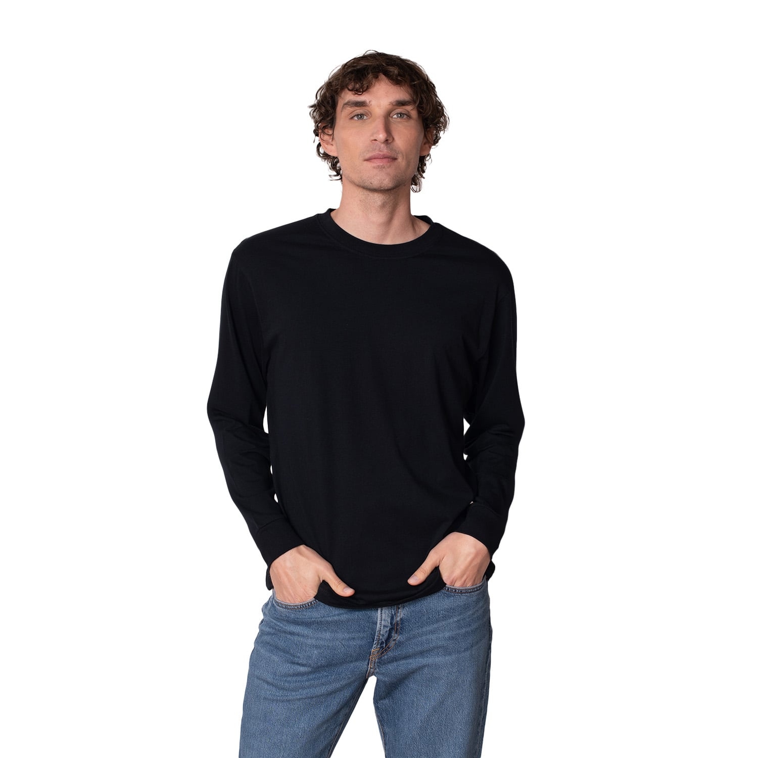 POLERA HOMBRE MANGA LARGA ALGODÓN UV+PRO INDUSBORD®