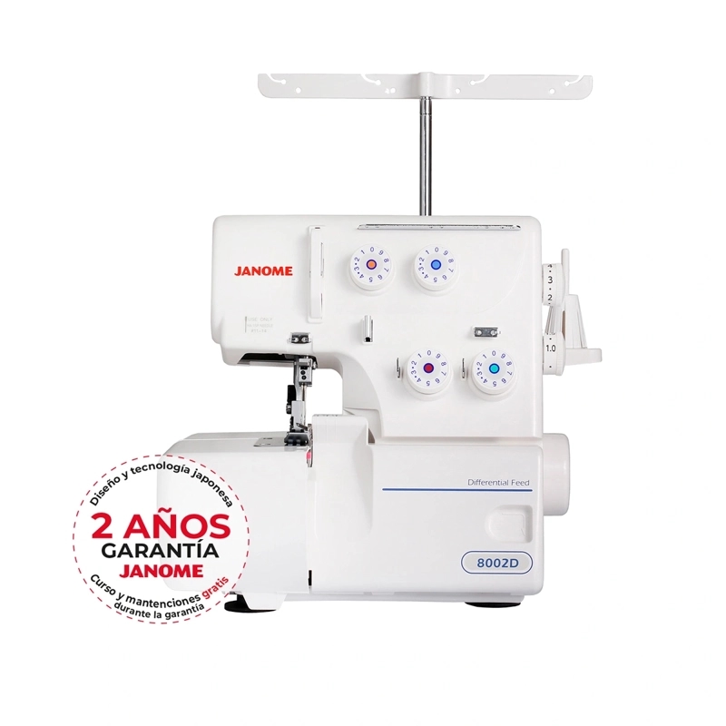MAQUINA DE COSER OVERLOCK JANOME 8002D