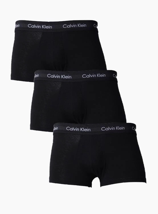 BOXER CALVIN KLEIN PACK X3 ALGODÓN NEGRO
