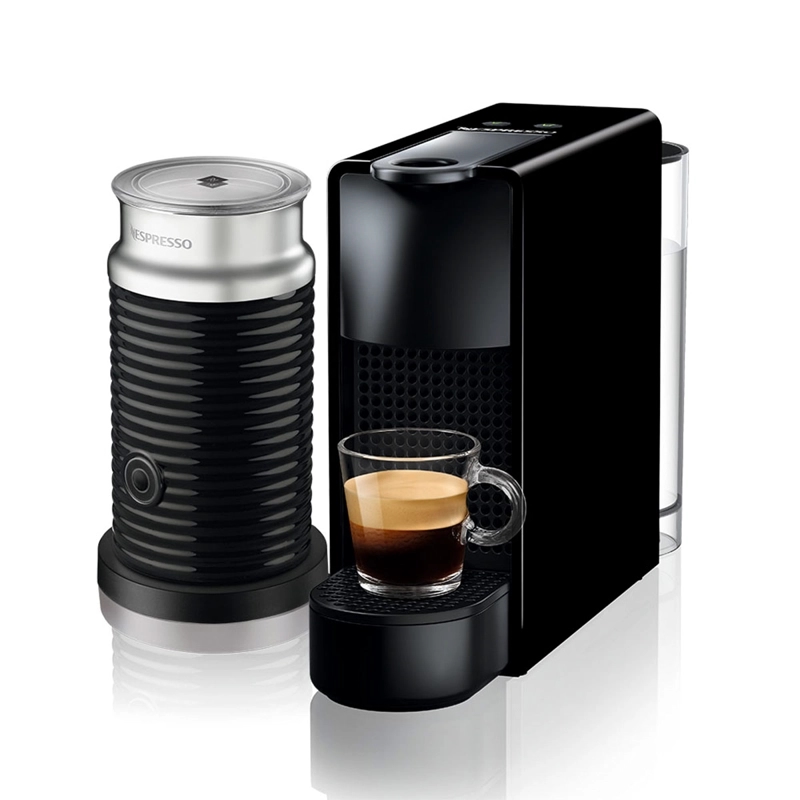 COMBO CAFETERA NESPRESSO CÁPSULA ESSENZA MINI C30 NEGRO +