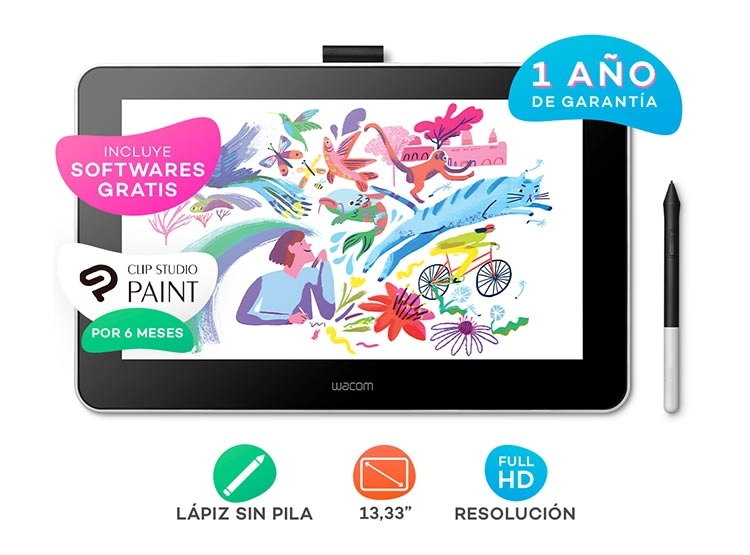 WACOM ONE 13.3 CREATIVE PEN DISPLAY