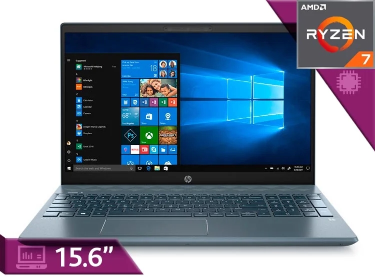 HP PAVILION LAPTOP 15-CW1007LA / AMD RYZEN7 / 16GB RAM / 512GB SSD