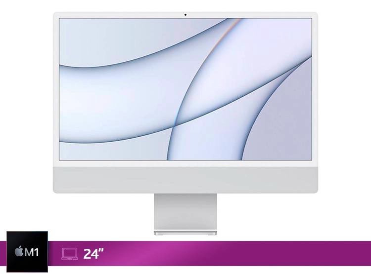 APPLE IMAC 24 / CHIP M1 (CPU 7NUC Y GPU 8NUC) / 8GB RAM / 256GB