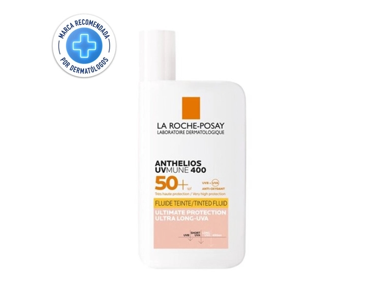 PROTECTOR SOLAR FACIAL LA ROCHE-POSAY COLOR ANTHELIOS UVMUNE 400 SPF 50+ 50 ML
