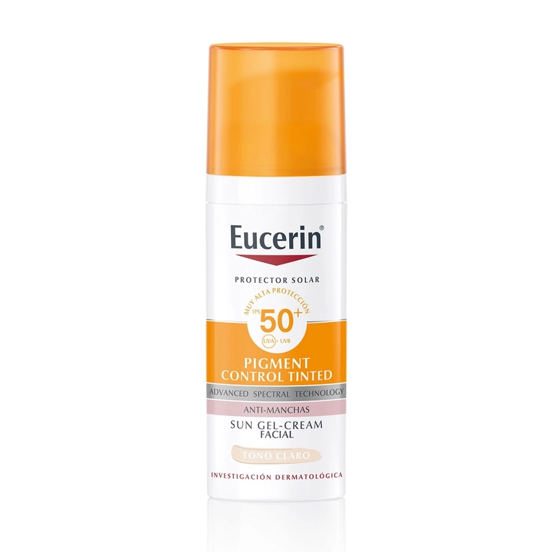 PROTECTOR SOLAR FACIAL EUCERIN SUN PIGMENT CONTROL TINTED TONO CLARO SPF 50+ 50 ML