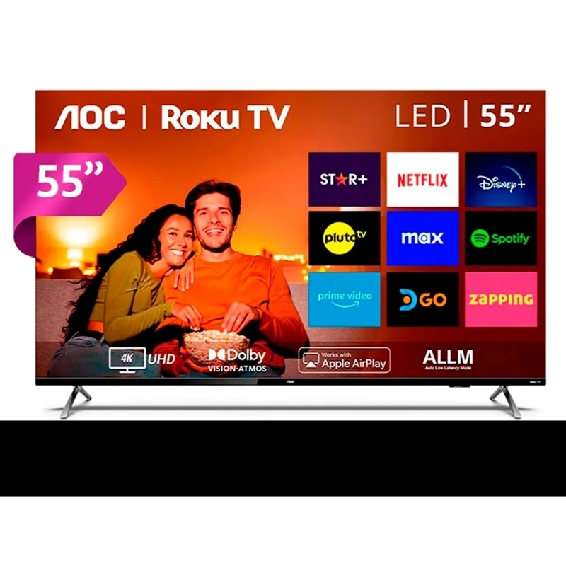 SMART TV AOC LED UHD 4K 55" 55U6125