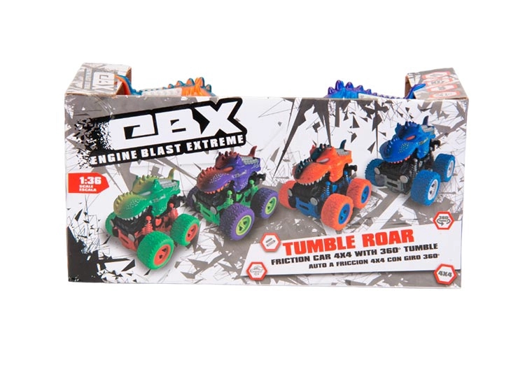 VEHICULO FRICCION EBX 4X4 SWING DINO PACK 2